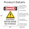 Signmission Electric Meter Room Danger Sign, Aluminum, 10in W x 14in L, 2PK OS-2PACK-DS-A-1014-V-1192 - alternate 7